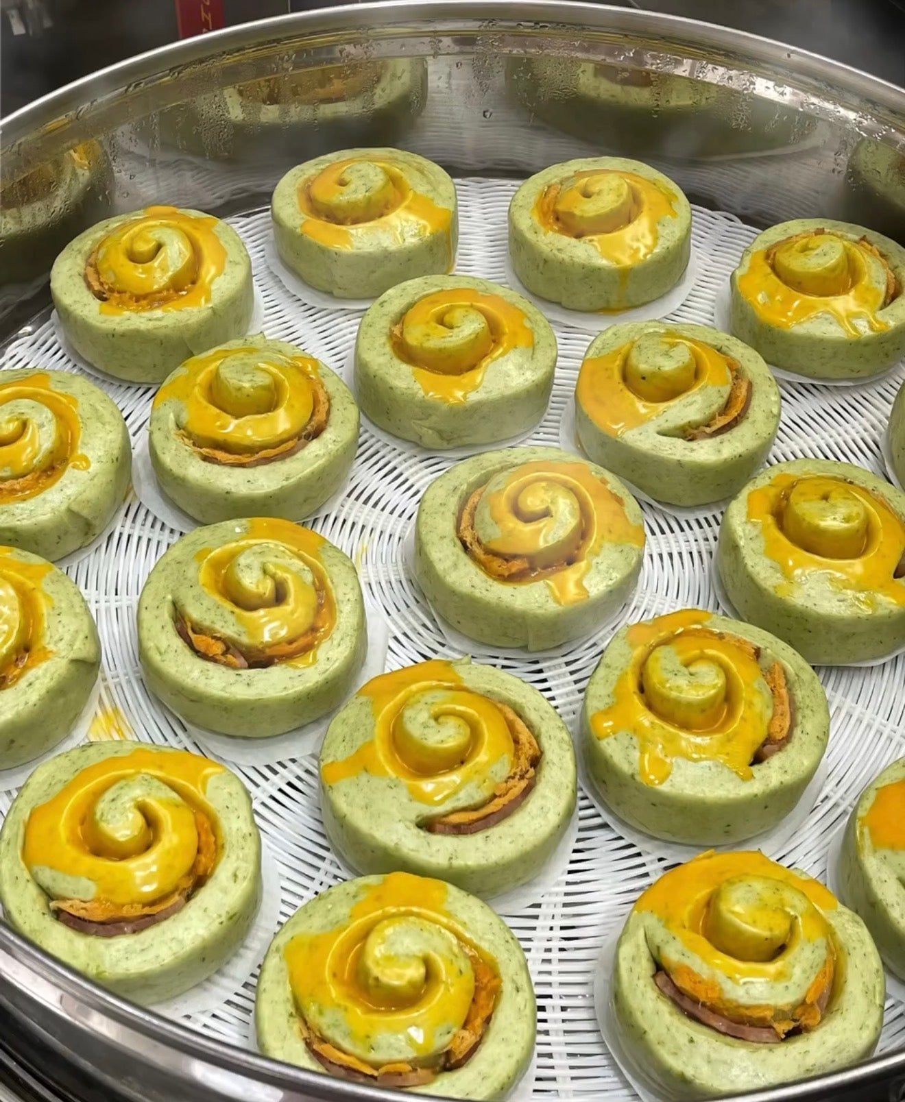 菠菜 芝士肉松培根🥓卷