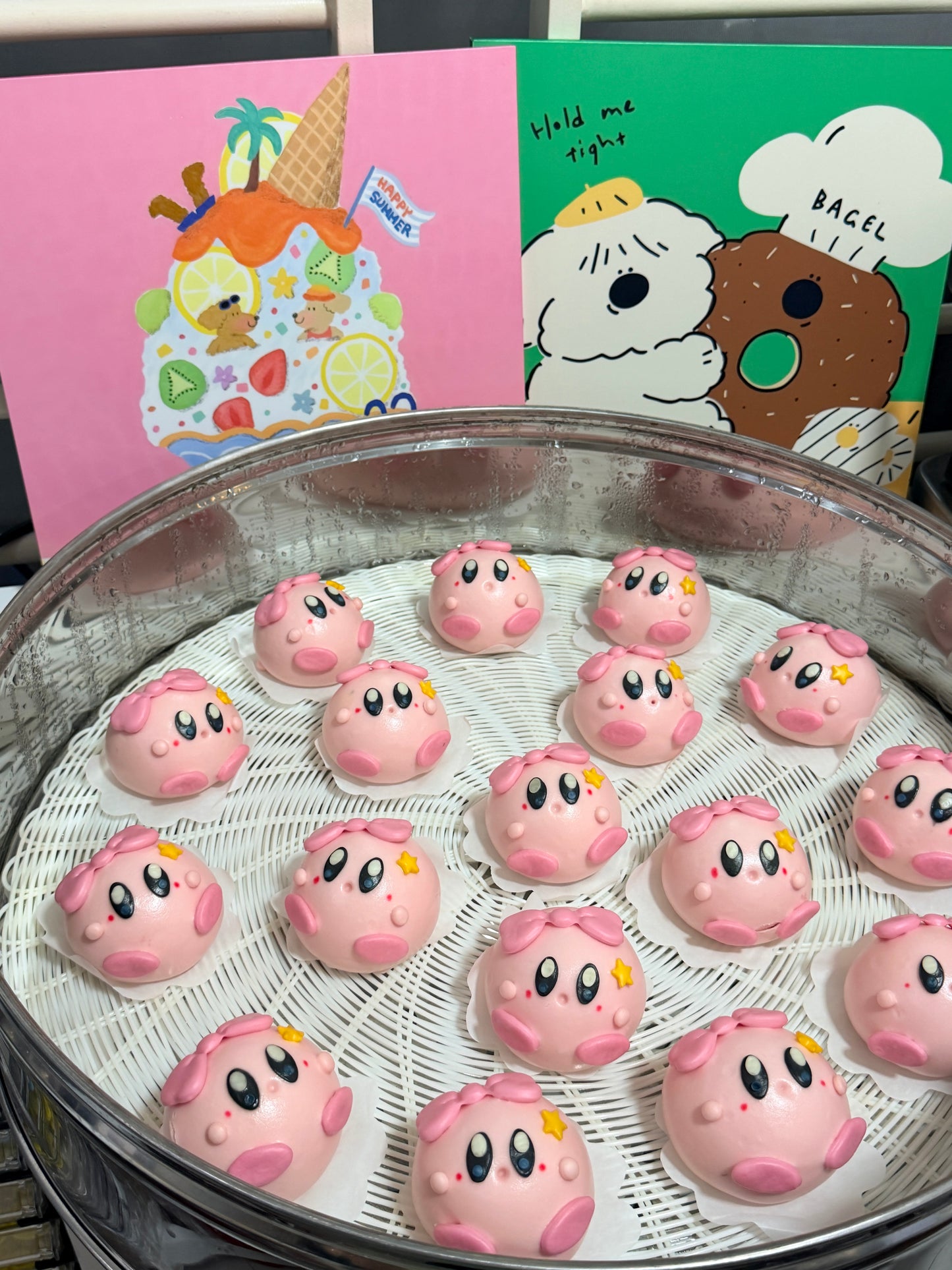Kirby Cartoon Buns (Red Bean Paste) 1pc