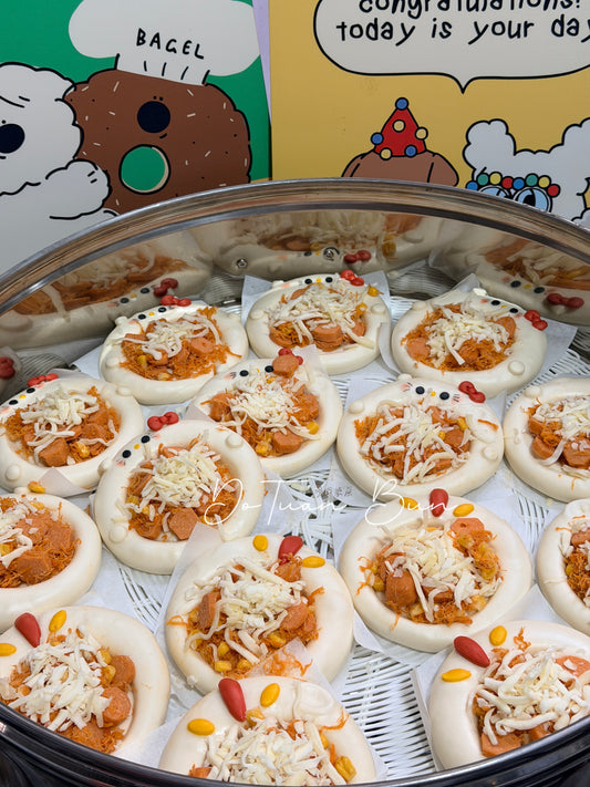 三丽欧香肠玉米芝士肉松披萨1pc