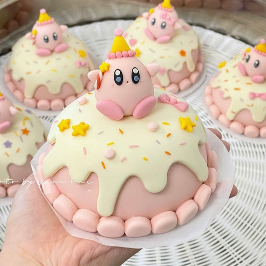 需预定星之卡比蛋糕馒头(奶黄豆沙)